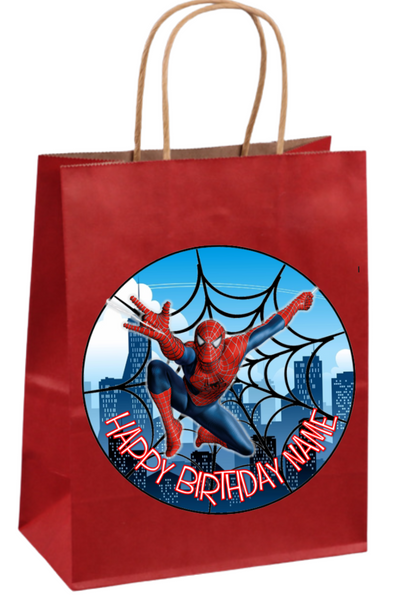 Spiderman Gift Bags